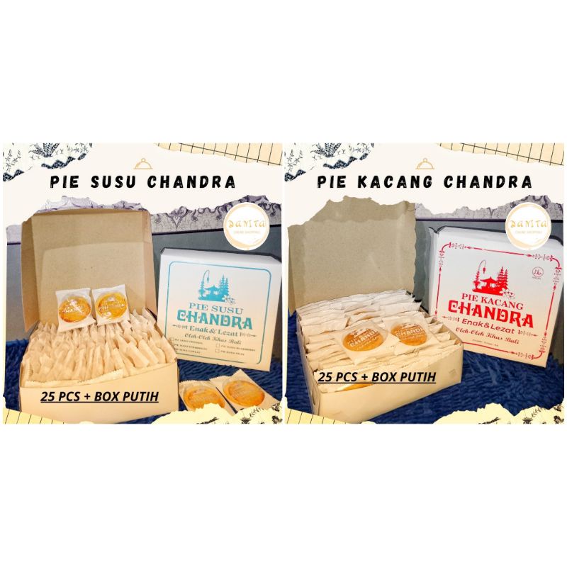 [BALI] - Mix Pie Susu &amp; Pie Kacang Chandra free Box