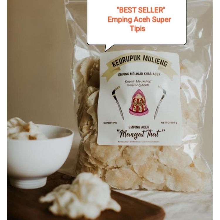 

EMPING GRADE A SUPER TIPIS KHAS ACEH @500 Gram