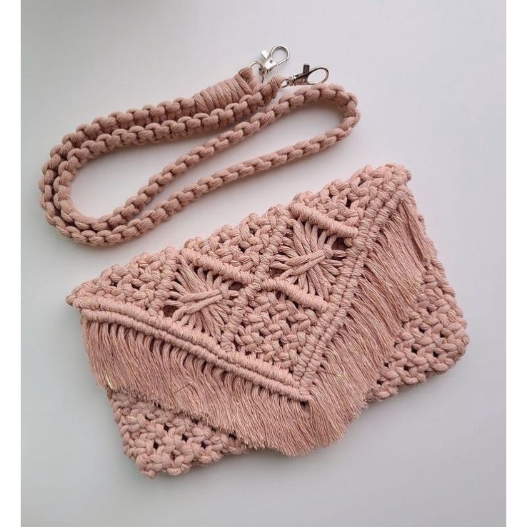 READY STOK) macrame tas slempang/Tas pesta/  Dompet