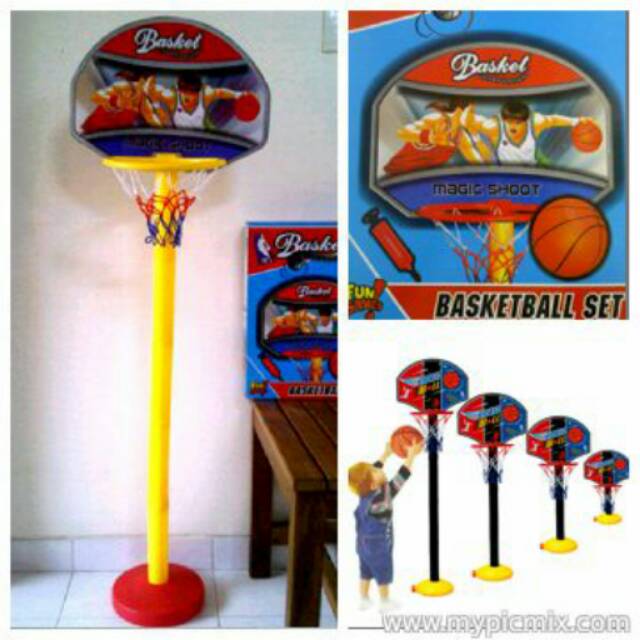 MAINAN ANAK Basketball set bola basket dan ring