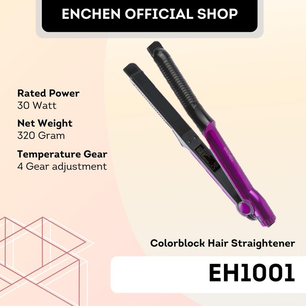 [KODE PRODUK F693] Enchen EH1001 Colorblock Hair Straightener/Catokan Rambut