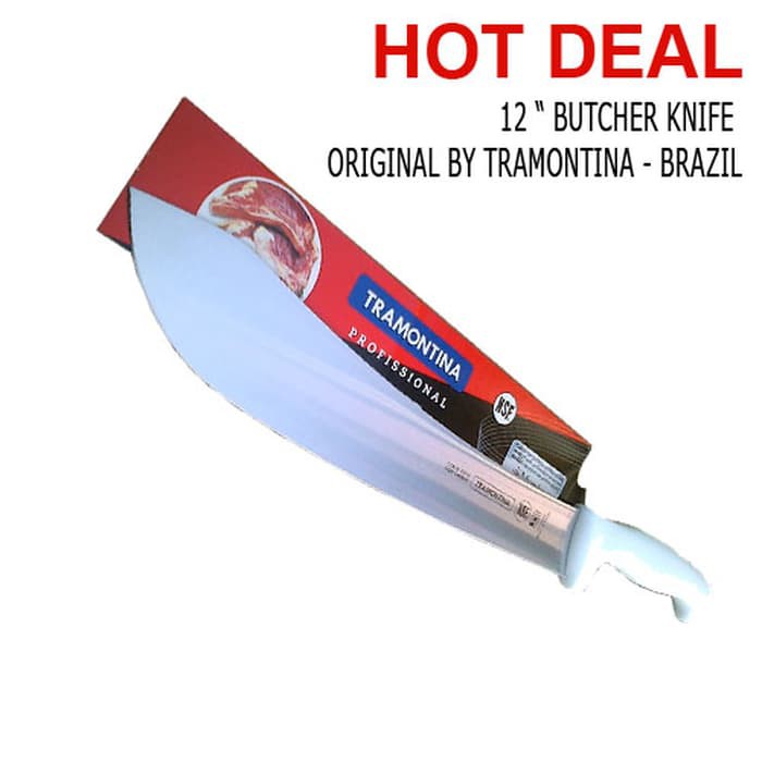 Pisau Tramontina Butcher Knife (Pisau Sembelih) - Model 12"