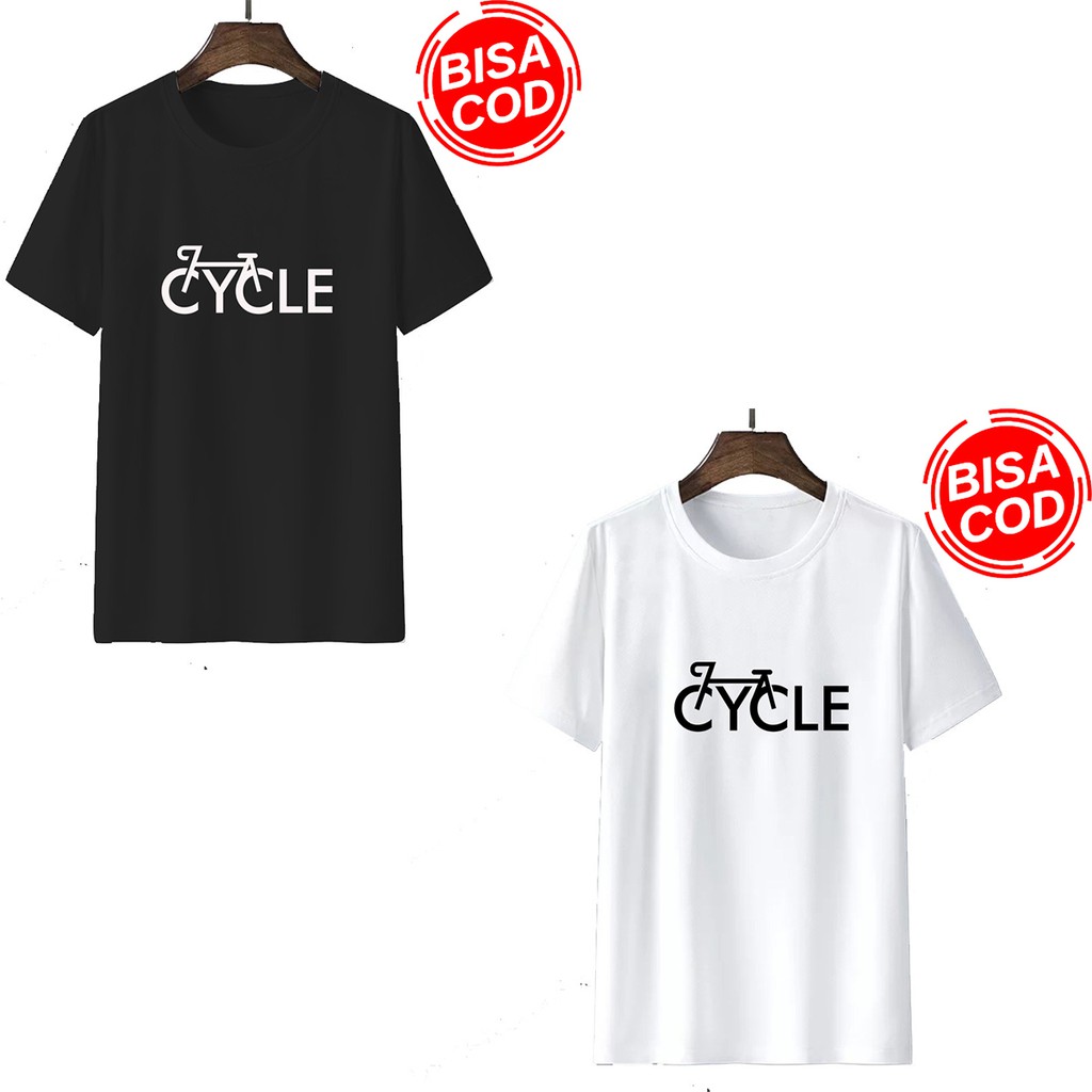 Kaos pria | kaos distro pria motip CYCLE | Kaos pria sablon digital unisex