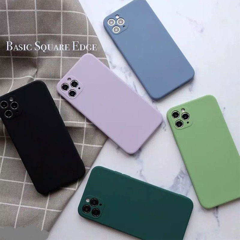 Case iPhone 7 8 X XS XS MAX Square Side Edge Camera Protective