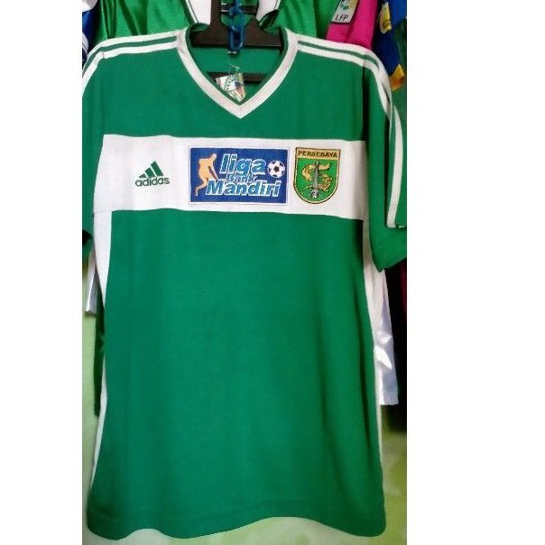 JERSEY PERSEBAYA LIGA BANK MANDIRI HIJAU TAHUN 2002 2003