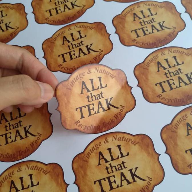 

HOT SALE|BEST SALLER Sticker Vinyl Custom Print + Laminasi + Cutting