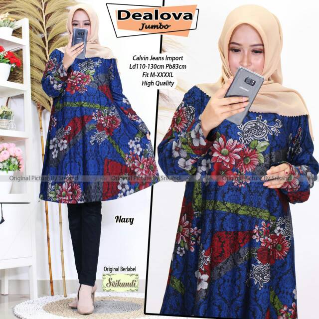 Dealova jumbo // tunik calvin jeans import / tunik jumbo ld 110-130cm