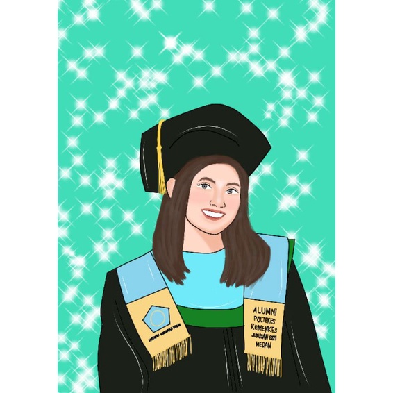 ILUSTRASI FOTO WISUDA SOFT FILE