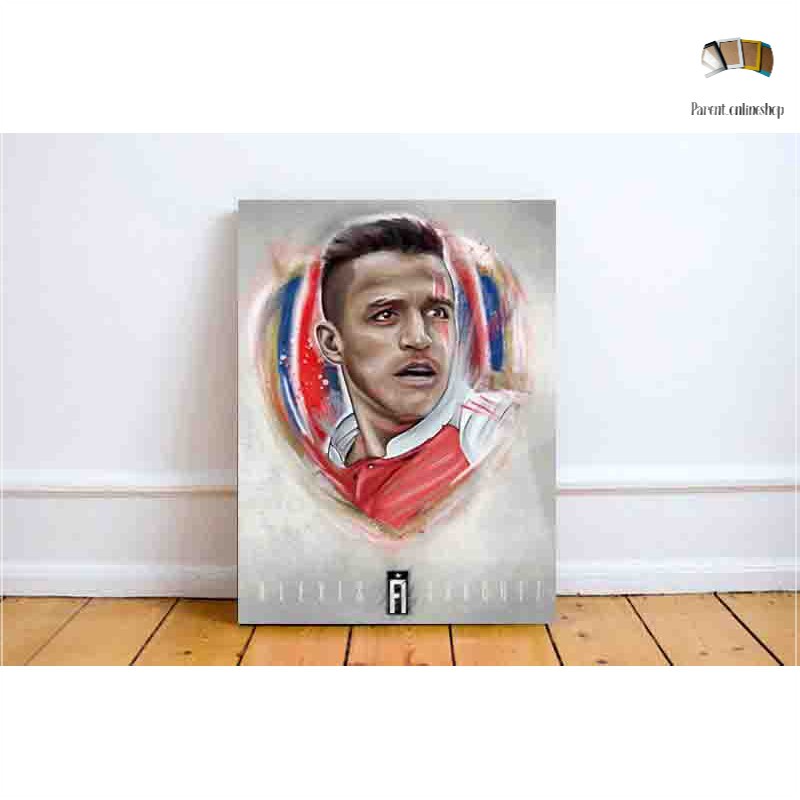 Hiasan dinding  dekorasi bola Alexis Sanchez Gray pemain sepakbola  olahraga     rumah  kayu MDF