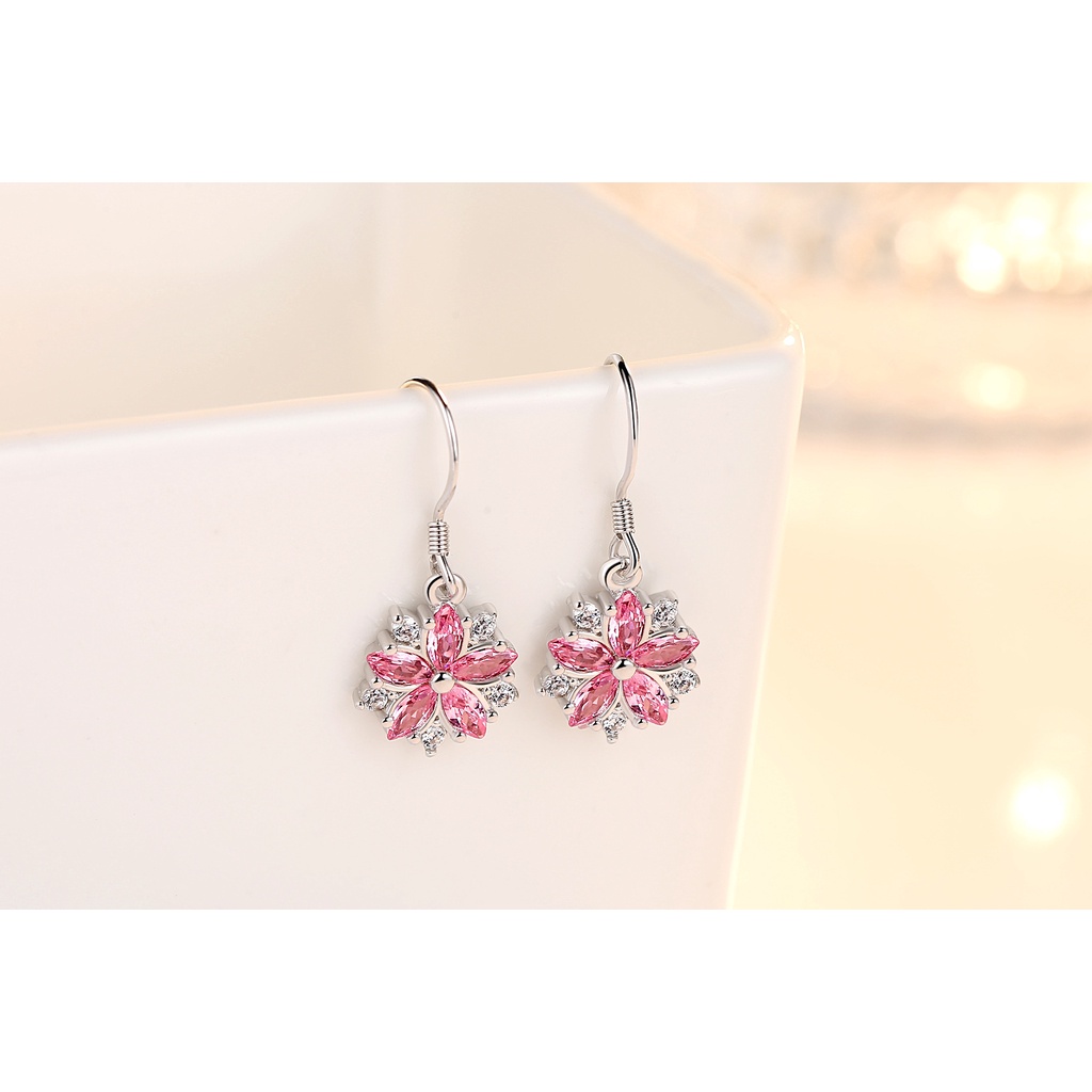 Anting Perak 925 Wanita Jelly Anting-Anting Fashion Perhiasan