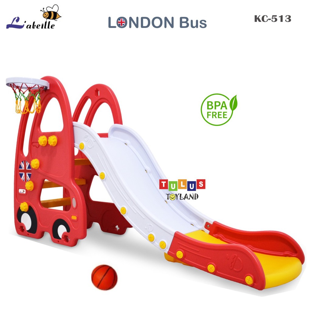 Perosotan Lucu Labeille London Bus Otto Car Slide KC 513 Basket Mainan Anak Murah