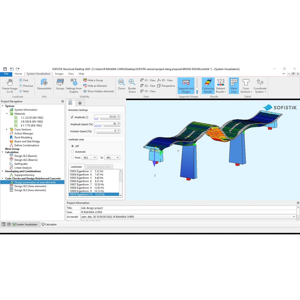 Sofistik Structural Desktop 2023 Full Version Software Design 3D BIM (Building Information Modeling) VariCAD AutoCAD Structural Analysis View