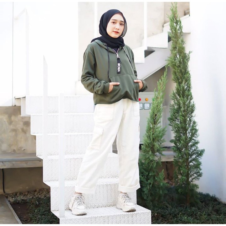 Sweater Wanita Murah Berkualitas-Moma Crope