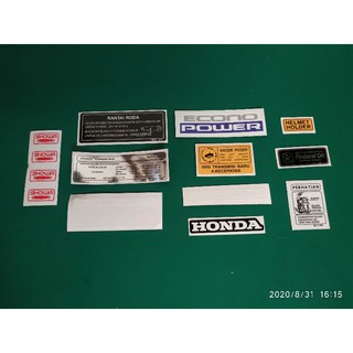  Stiker  Sticker Detail Pelengkap Honda Astrea  Grand 91 93 