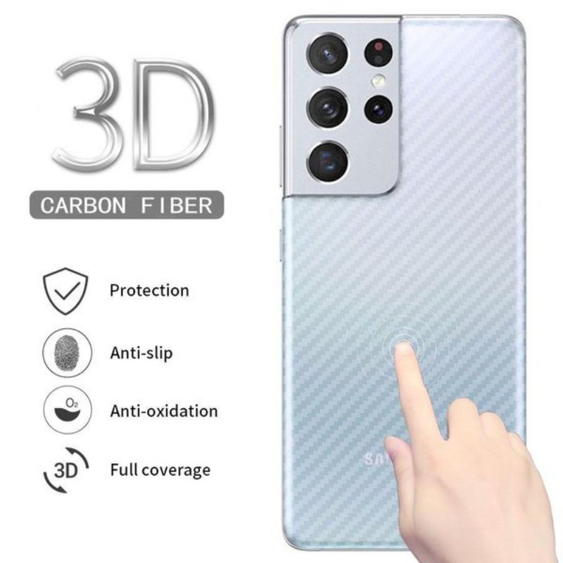 Garskin Skin Carbon/Stiker Hp Anti Jamur Samsung A21s/A52 5G/A72 5G Full Carbon