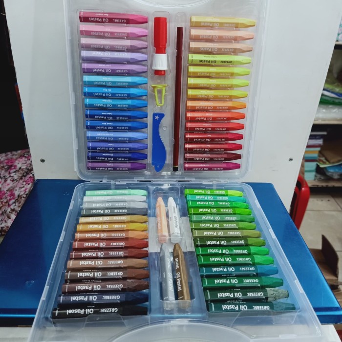 

WARNAPENSIL- PROMO CRAYON GREEBEL 55 OIL PASTELS KRAYON PASTEL -PENSIL WARNA