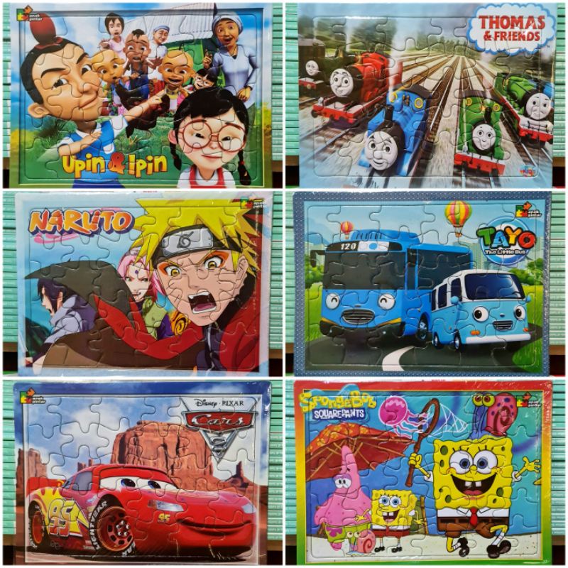 PUZZLE / PUZLE / PAZEL KARTON 30 KEPING MOTIF ANAK COWOK - MAINAN EDUKASI ANAK