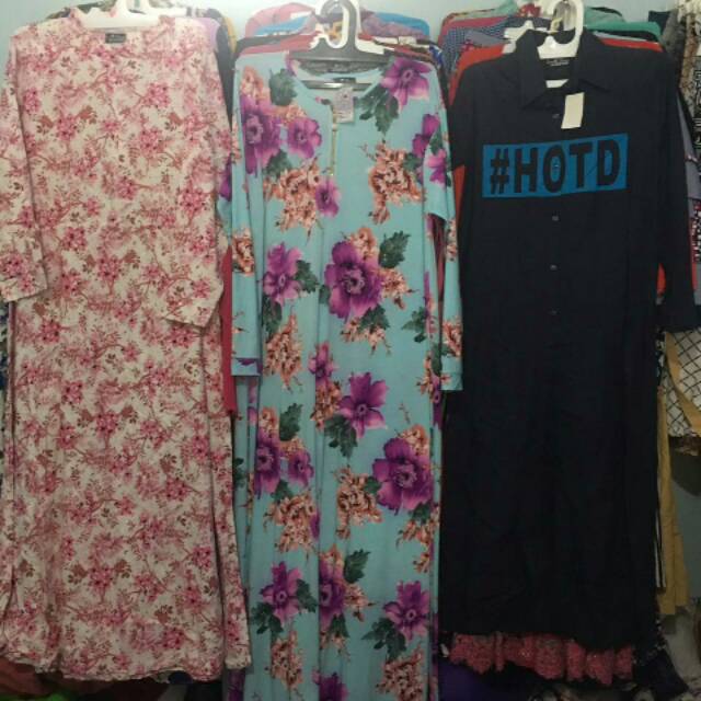 Gamis katun jepang /gamis jersey /gamis katun jepang original