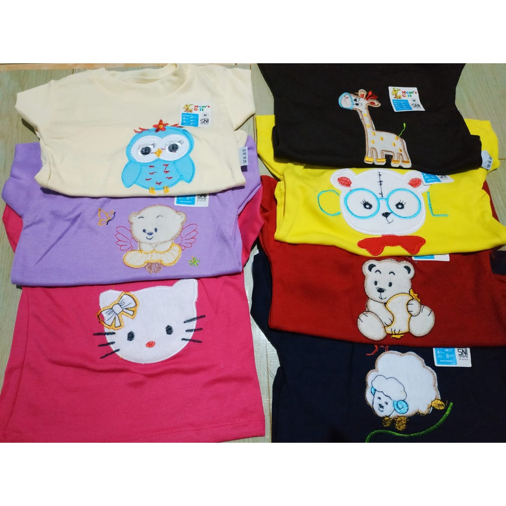 Kaos Oblong Bordir Anak Lucu SNI Mom's Gift OB51