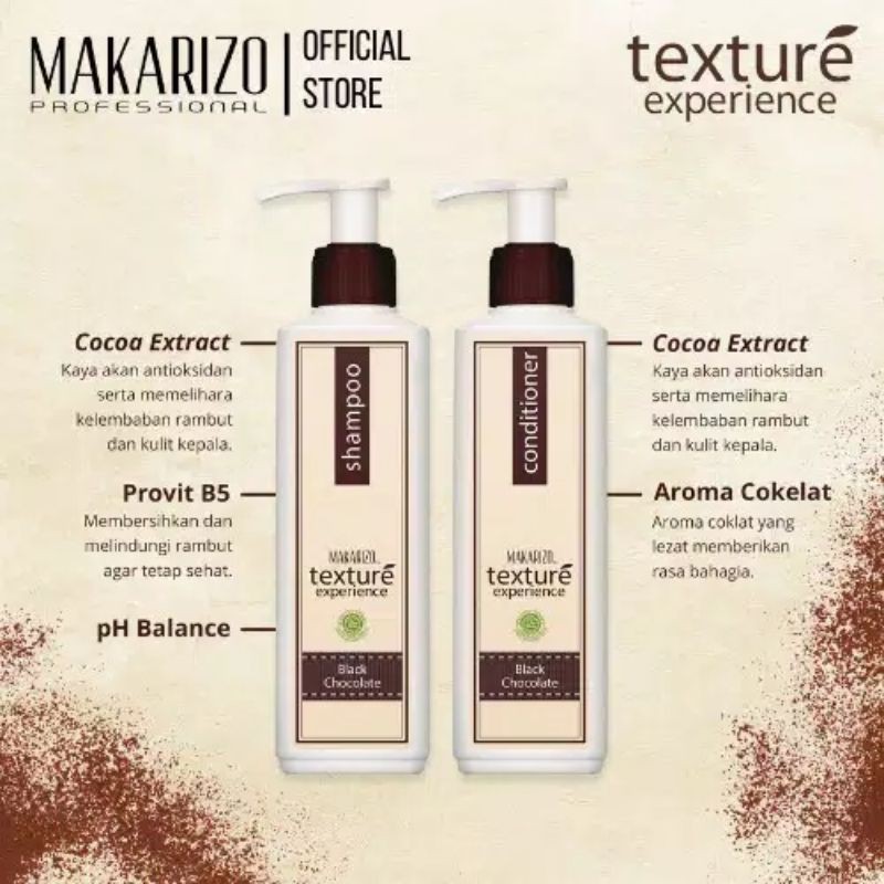 Makarizo Bundling Sampo &amp; conditioner (Coklat)