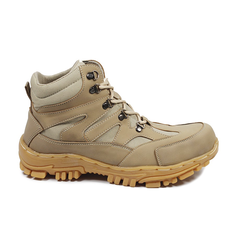 Sepatu Pria Safety Boots Crocodile Navigator Ujung Besi Steel Toe Tracking Outdoor Hiking Proyek