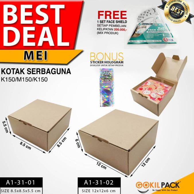 

Best Product!!! Kotak Souvenir|Kado|Kue|Serbaguna|Hadiah|Dus|Box|Packaging|A1-31 - Paling Dicari