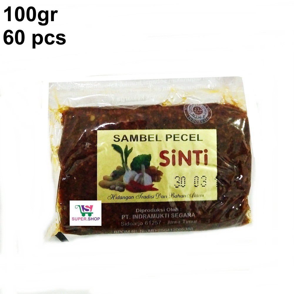 

BUMBU PECEL SINTI 100GR/1 DUS/60 PCS