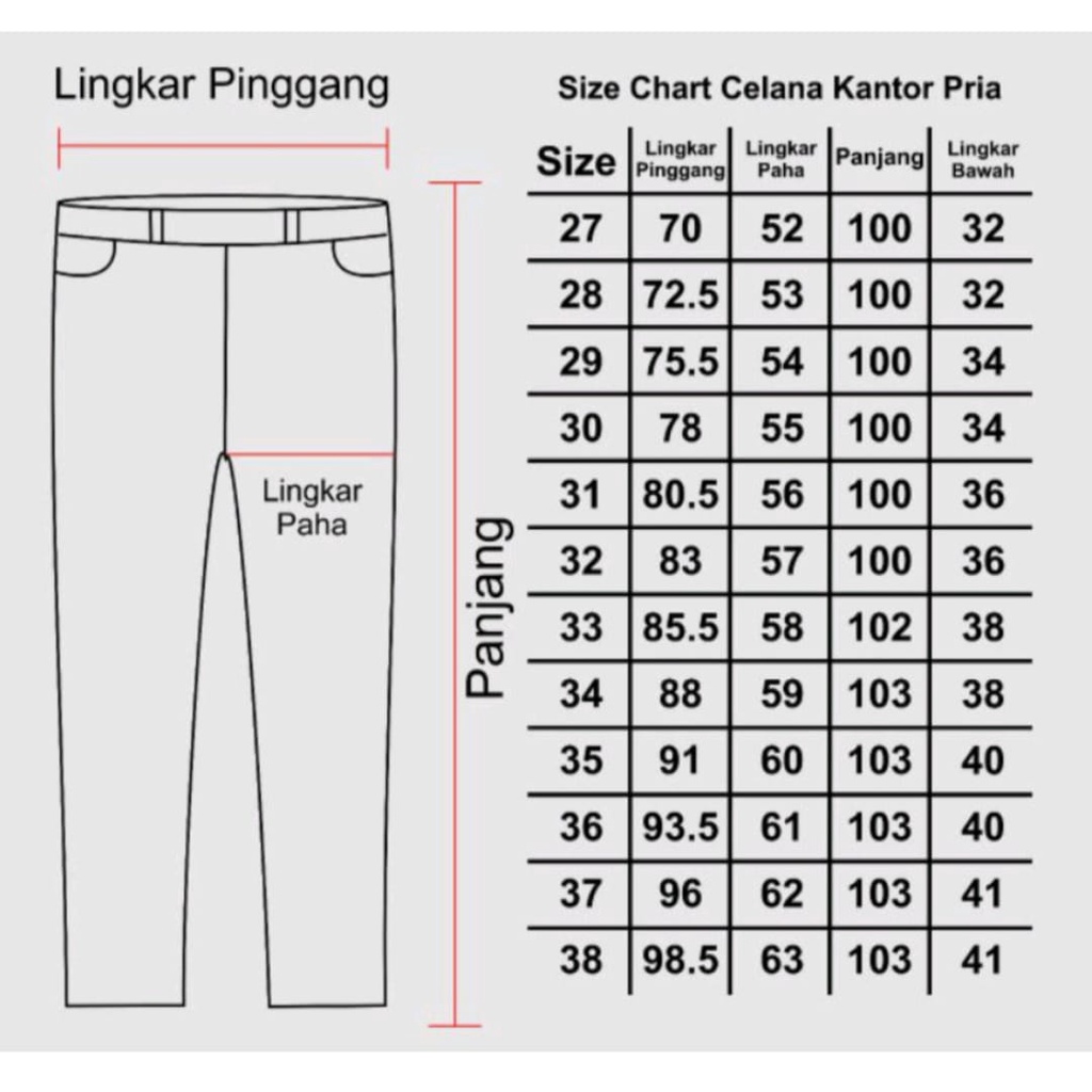 CELANA BAHAN | KERJA | FORMAL | KANTOR | PANJANG | HITAM | DASAR PRIA SLIMFIT NDS