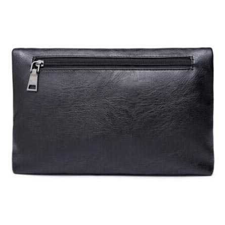 Grab Medan Tas Clutch Kulit Pria Handbag Tas Gengam Cowok Premium Import Foto asli 6011 Hitam Fashion Rhodey