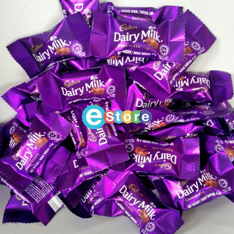 

10 biji Cadbury 4.5 gr / cadbury dairy milk 4.5gr / cadbury grosir / cadbury dairy milk 4.5 gram