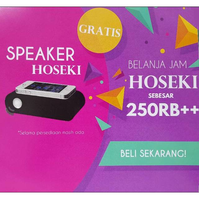 PROMO Gratis!! magic speaker Hoseki Jam dinding Hoseki H-9212 glow in the dark fosfor