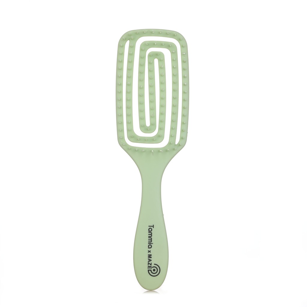 Tammia x Maze WFB-005 S Antibacterial Scented Paddle Wonder Flex Hair Detangling Brush sisir anti ku