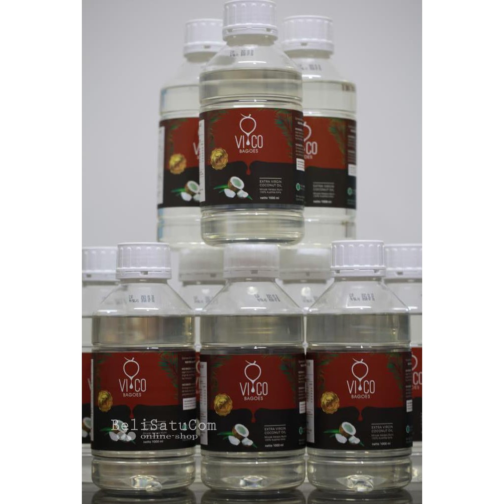 

BISA BAYAR DI TEMPAT VCO Virgin Coconut Oil Vico Bagoes 100% MURNI Minyak Kelapa 1000 ml