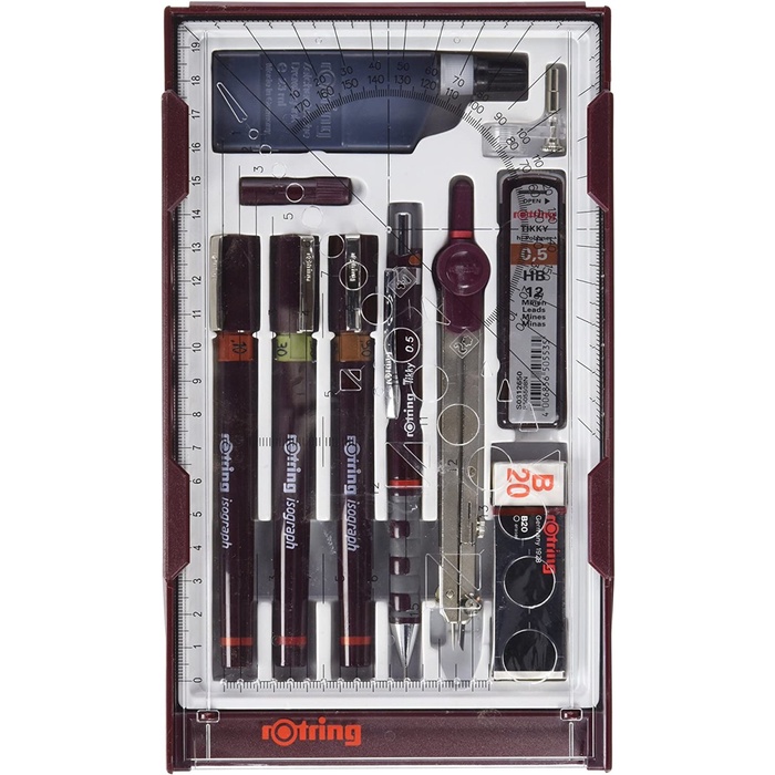 

(TERLARIS) Rotring Isograph Master Set (.10 .30 .50) (.20 .30 .50) - .10 .30 .50