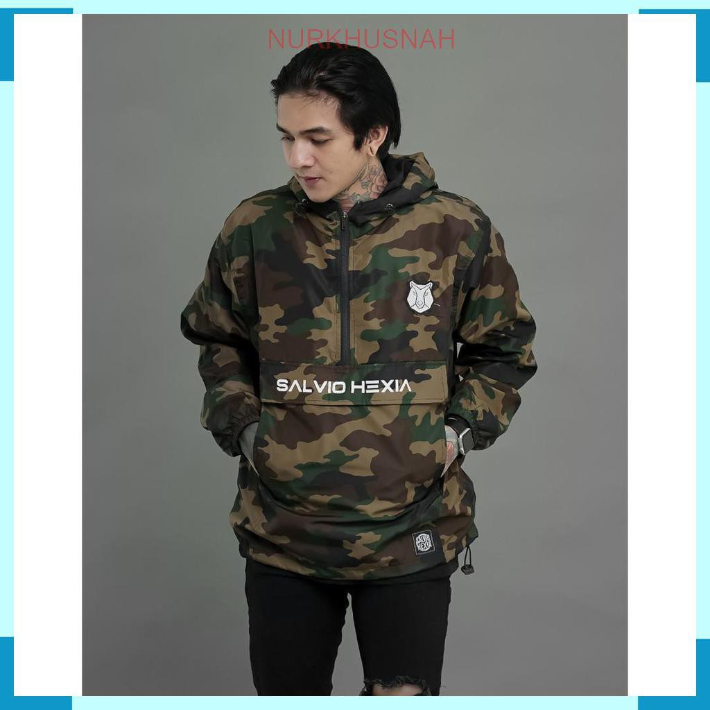 ORI JAKET CAGOULE LORENG SALVIO HEXIA CAGOULE SLVHX JAKET PARASUT JAKET KANTONG DORAEMON