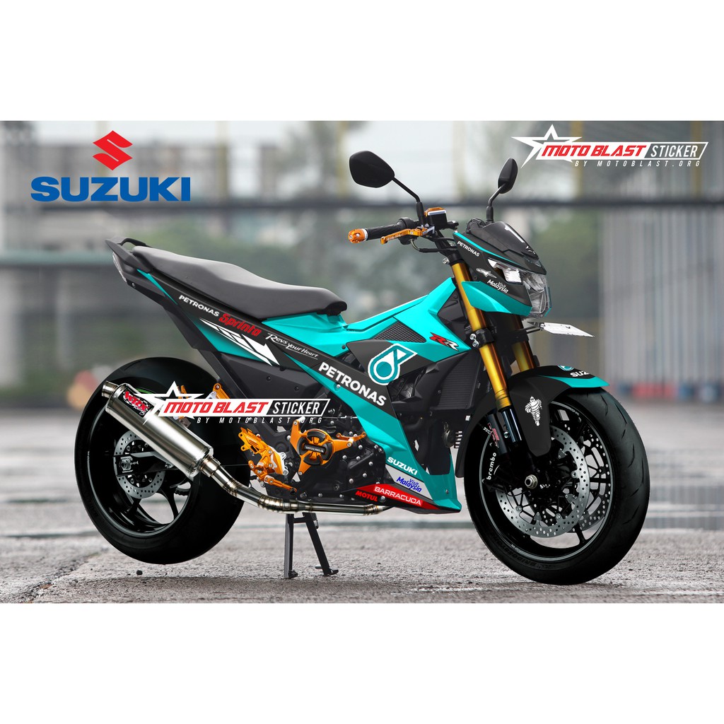 Decal stiker satria fu 150 fi petronas fullbody motoblast