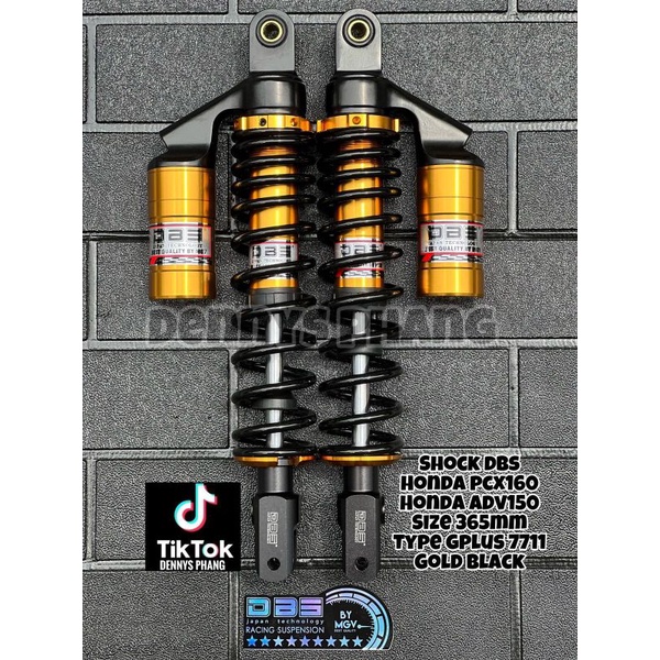 SHOCK SEKOK SHOCKBREAKER TABUNG DBS ALL NEW PCX 160 GOG-PLUS 7711 UK-365MM MOTOR PCX NEW 160-HONDA ADV-XMAX MODEL SKOK YSS