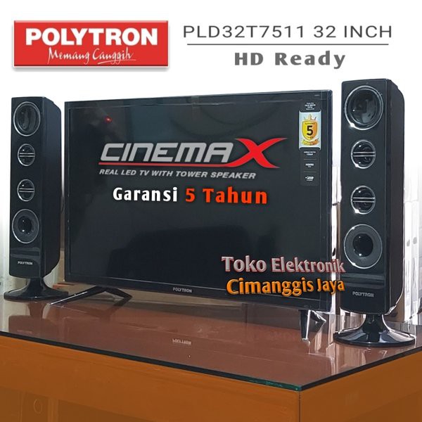 Solusi TV LED POLYTRON 32 INCH PLD32T7511 terbaik