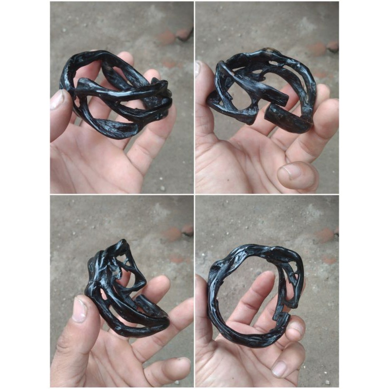 GELANG AKAR BAHAR MERAH BODI HITAM (COMBONG)