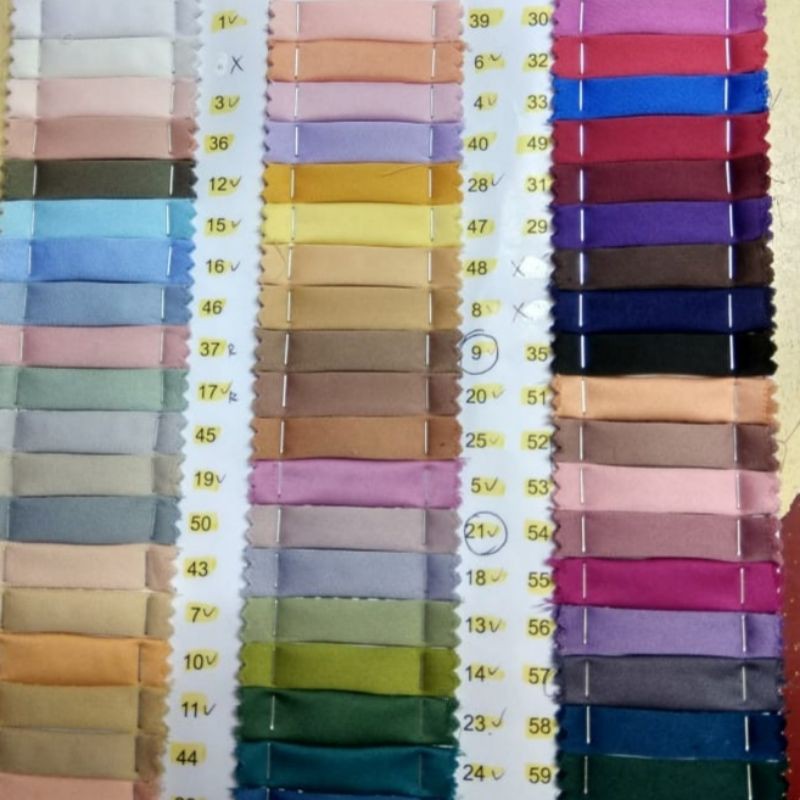 Furing velvet bahan untuk lapisan gamis, kebaya, brokat dan pakaian wanita lainnya