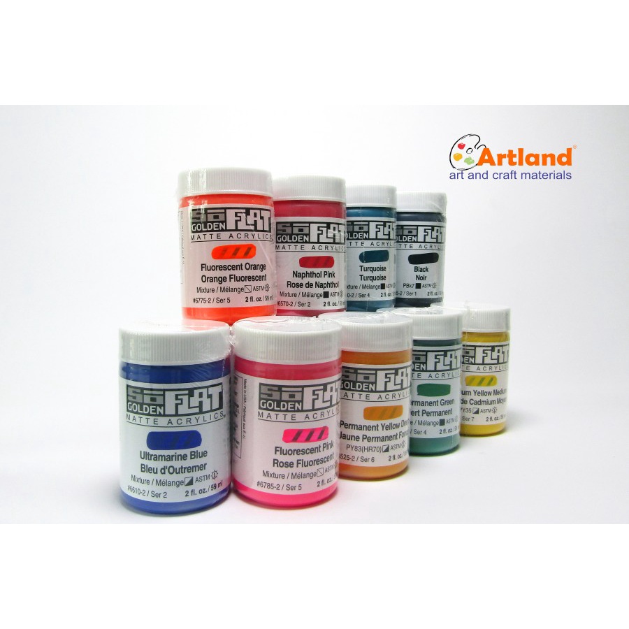 

Cat Akrilik Professional Golden So Flat Matte Acrylic 2oz