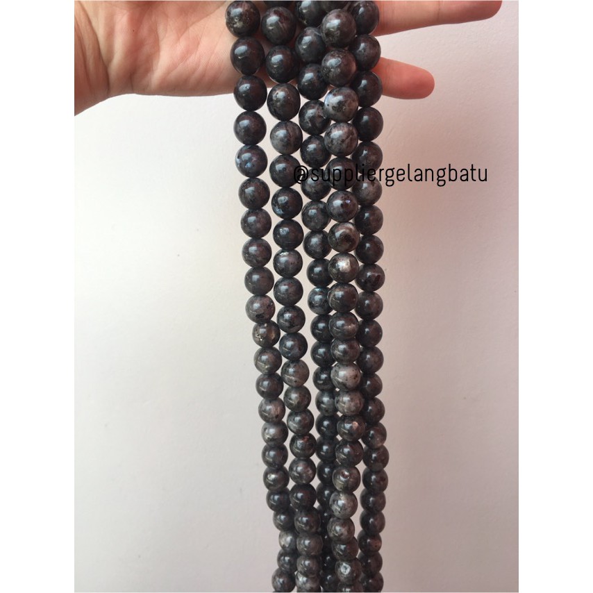 supplier batu abu labrador kilap 14mm labradorite bongkah akik alat beading kilap akik poles rawat