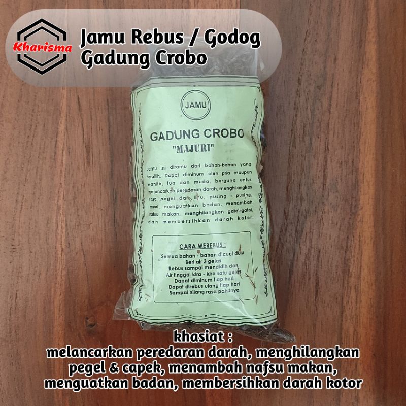 Jamu Rebus / Godog Super Komplit - Gadung Crobo cap Majuri