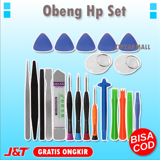 Obeng Hp Set Obeng Laptop Set 21 In 1 Serbaguna  Peralatan Reparasi Smartphone Murah Original