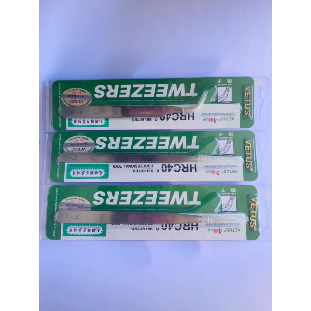 PINSET TWEEZER SILVER VETUS ORIGINAL
