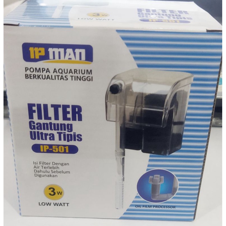 Pompa Filter Gantung Aquarium IP MAN 501