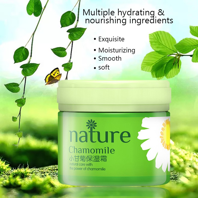 YALGET Nature Moisturizing Soothing Face Cream Chamomile Vitamin E Skin Care