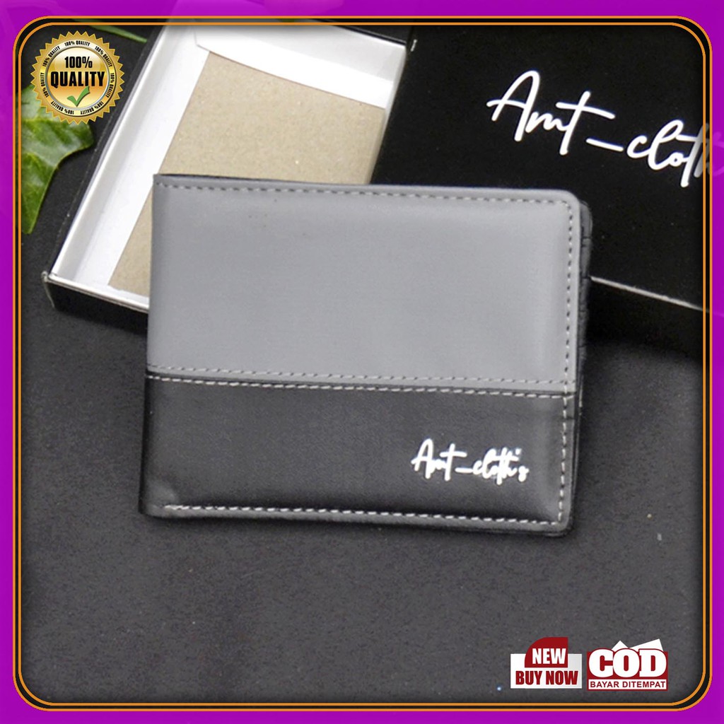promo !! Dompet cowok terbaru Bahan PVC premium COD
