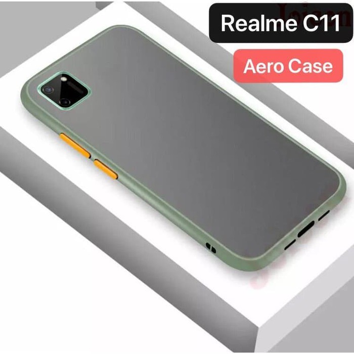 Bumper AERO CASE Realme C11 6.5 Inchi Premium Hardcase My Choice List Warna Matte