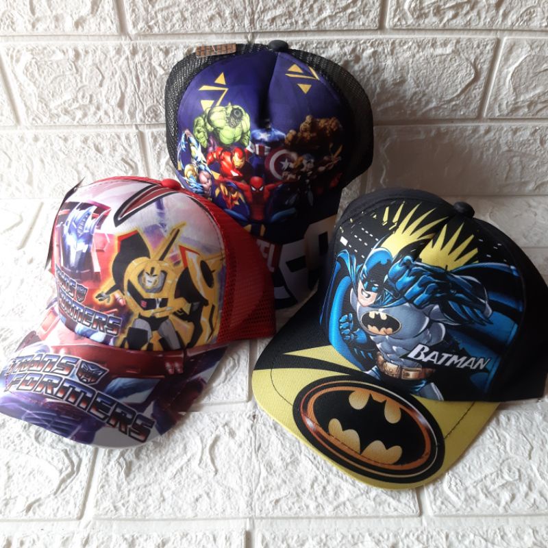 Topi anak karakter cowok